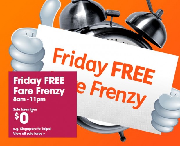 It's Friday Fare Frenzy: Fly Around Asia from SGD0 with Jetstar