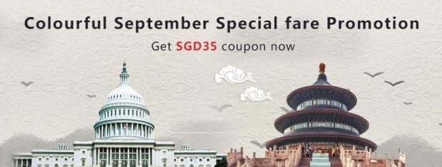 Colourful September Special Fare Promotion to China and America in China Southern Airlines
