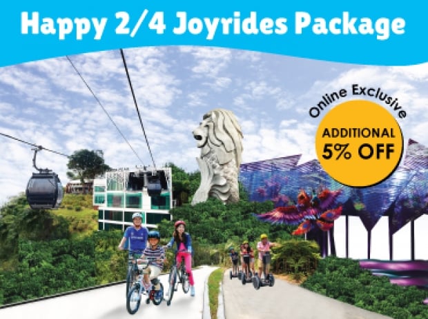 Happy 2 & 4 Joyride Package in One Faber Group Attractions