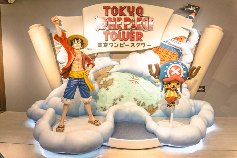 Tokyo One Piece Tower is one of the Japan anime spots