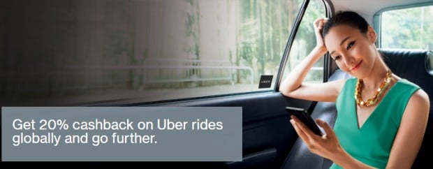 Get 20% cashback on Uber Rides with Standard Chartered