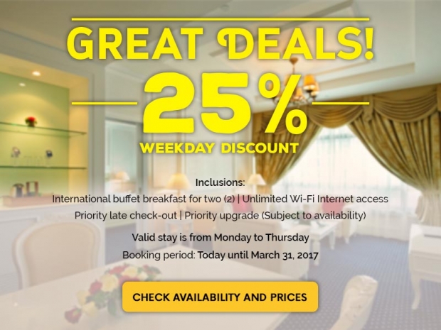 Great Deal for Weekdays with Discount of 25% in The Royale Chulan Damansara