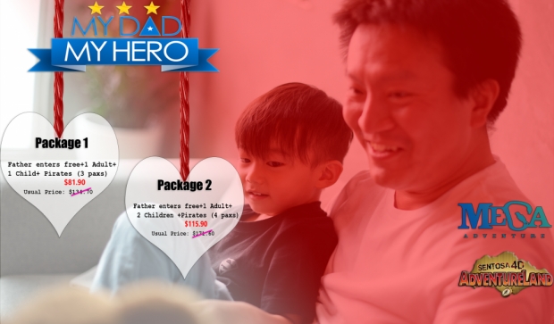 Father FREE Admission in Sentosa 4D AdventureLand
