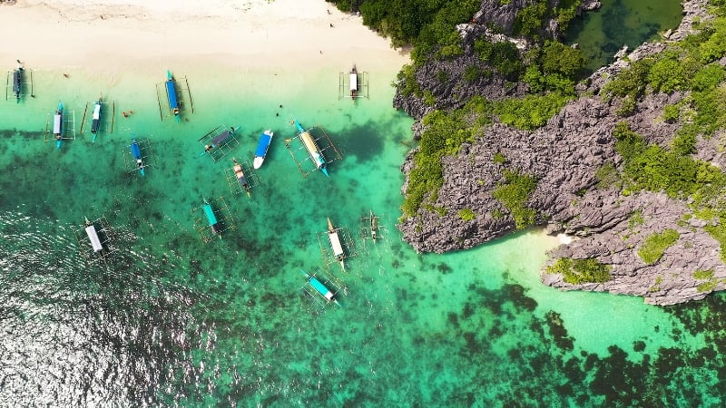 tinago cove in the caramoan islands