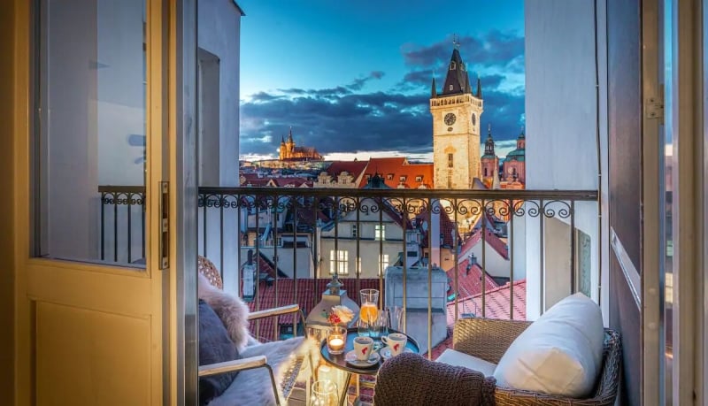 Airbnb stays in Prague old town
