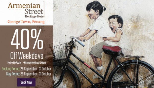 Explore Penang and Enjoy 40% Off Weekday Promotion with Tune Hotel