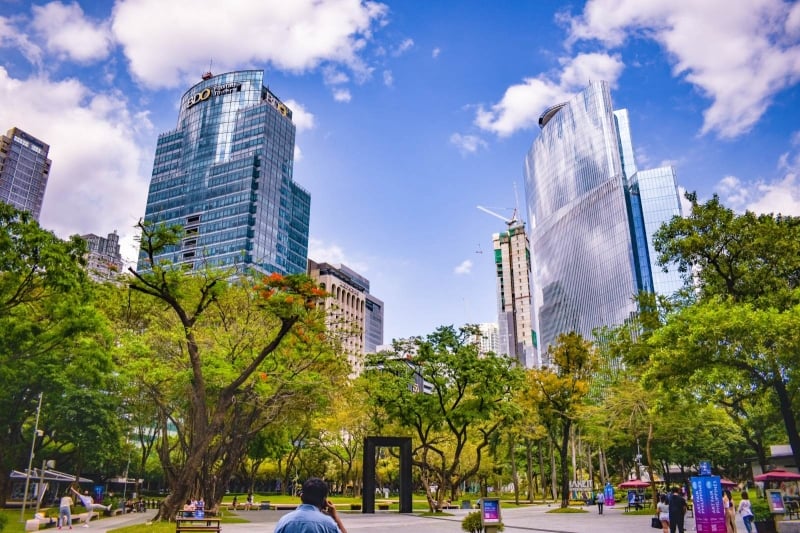 Ayala Triangle Gardens in Makati CBD