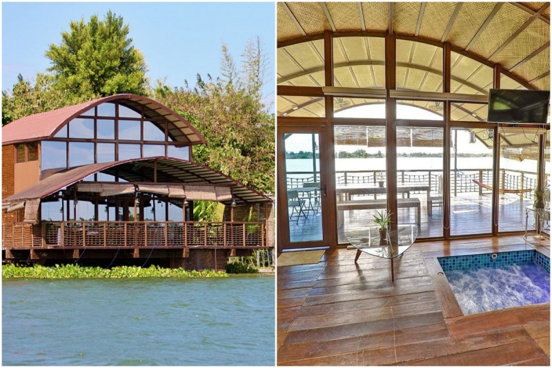 San Rafael River Adventure stilt glass cabin