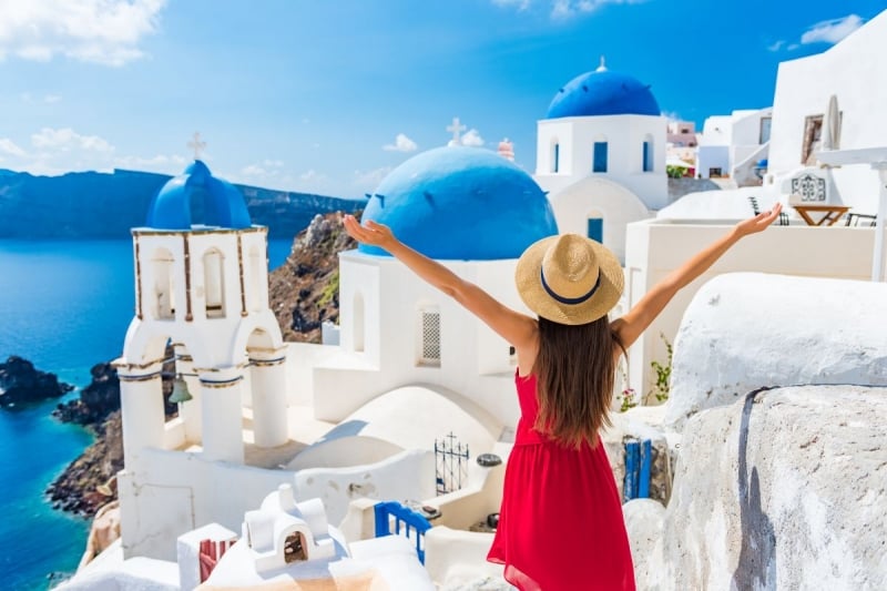 getting around santorini