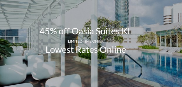 Enjoy 40% Off Room Rate at Oasia Suites Kuala Lumpur with Far East Hospitality