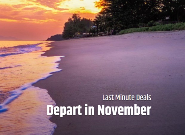 Book Now and Depart this November with Great Deals via CheapTickets.sg