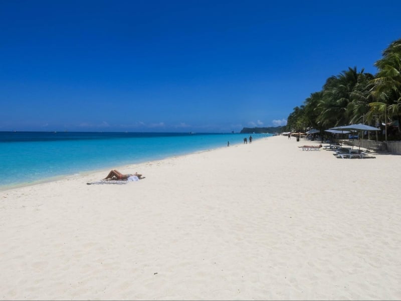 things to do in boracay: relax on white beach