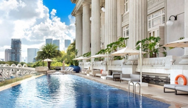 Premier Courtyard Room at SGD320 at The Fullerton Hotel Singapore with HSBC