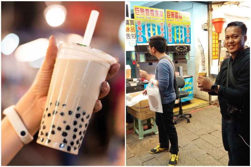 Pearl milk tea in Taiwan