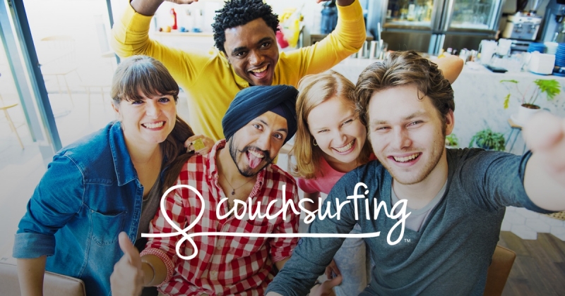 Couchsurfing is one of the student travel tips