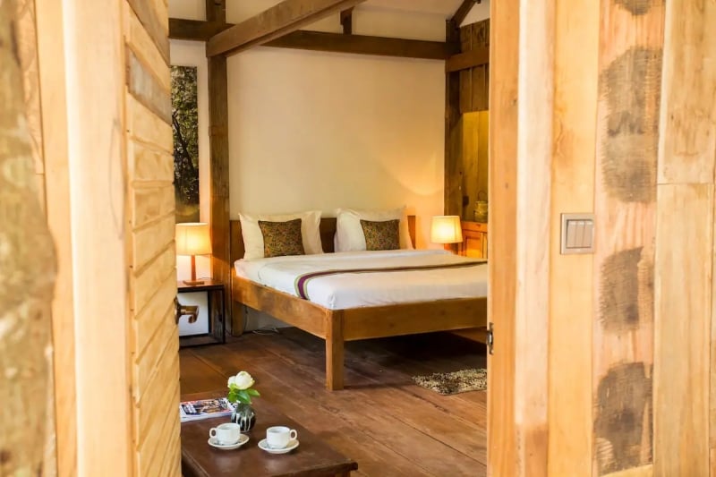 siem reap airbnb bungalow bedroom