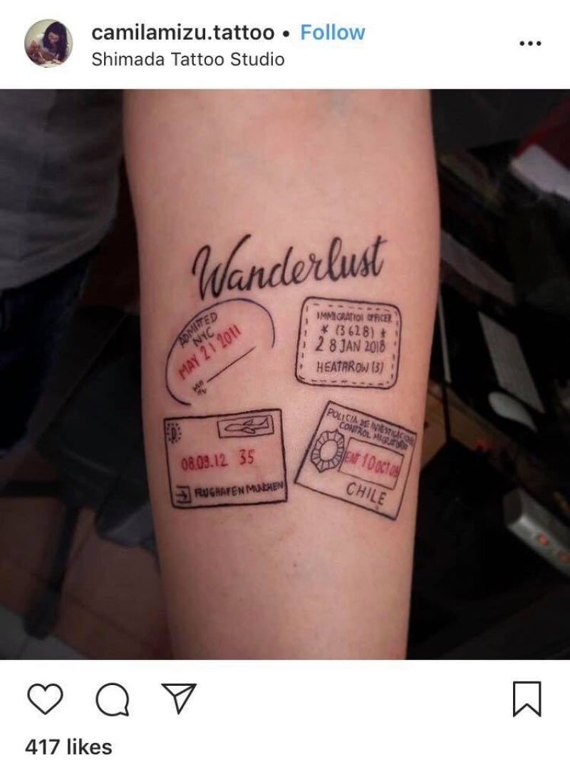 travel tattoos