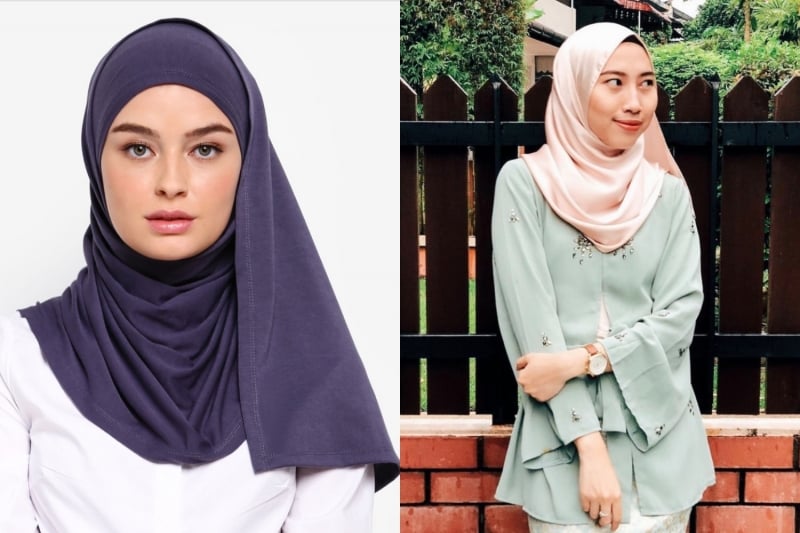 different types of hijab styles