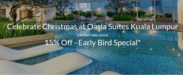 Celebrate Christmas at Oasia Suites Kuala Lumpur via Far East Hospitality