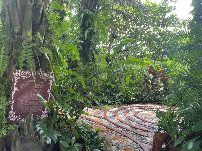 Shambala Silang Labyrinth outdoors
