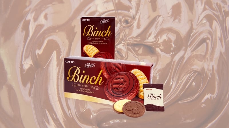 LOTTE Chocolate Binch Biscuits 
