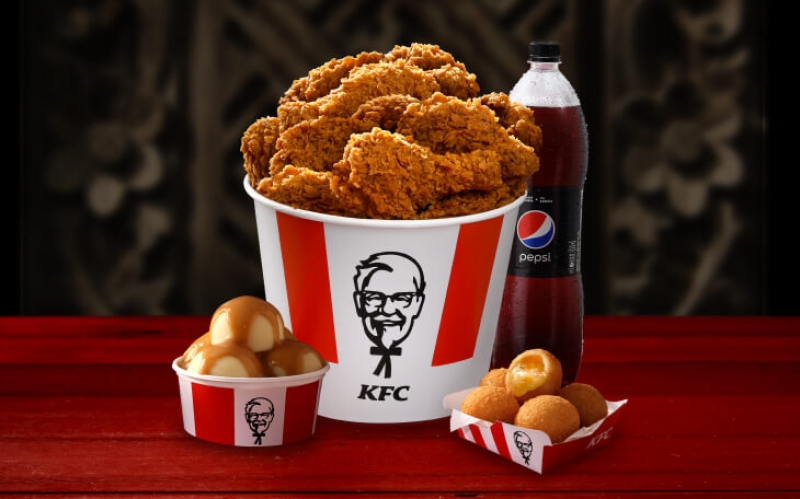 KFC bucket semangat 