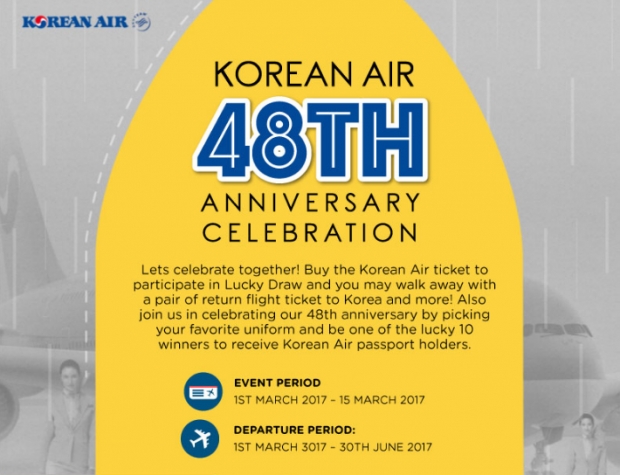 Celebrate the 48th Korean Air Anniversary and WIN a Pair of Tickets to Korea