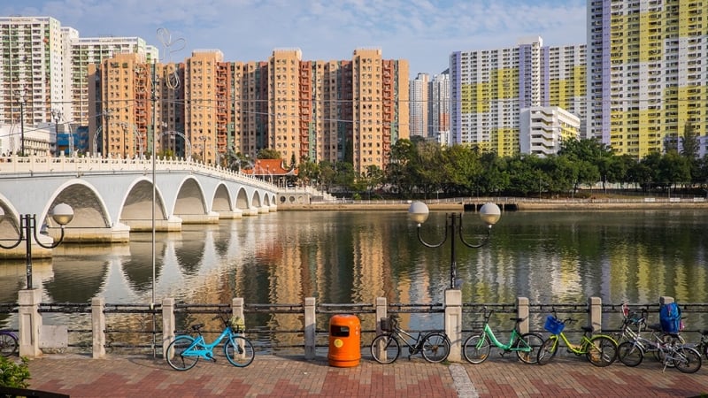 hong kong new territories cycle network