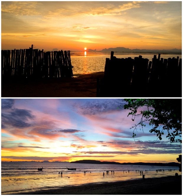 krabi sunsets