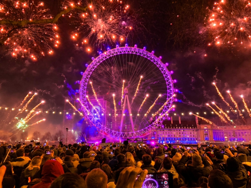 london eye fireworks places to go for new years eve