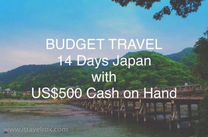 japan budget travel 14 days