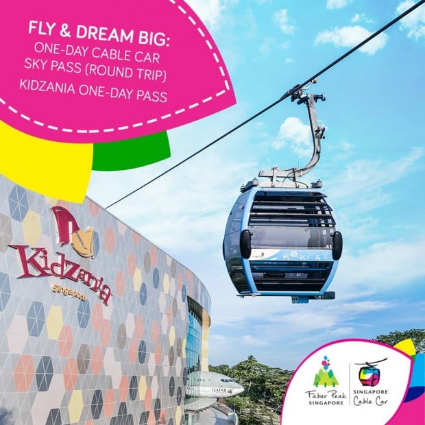 Save Up to 18% on Singapore Cable Car and KidZania's  Fly & Dream Big Promotion