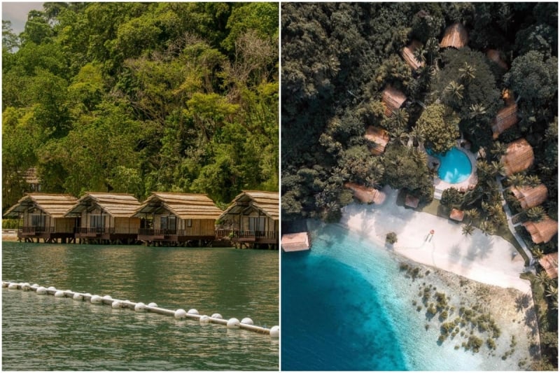 Pearl Farm Beach Resort overwater villas Davao