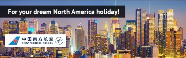 Fly to North America with China Southern Airlines and Zuji