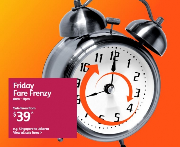 It's Friday Fare Frenzy: Fly Around Asia from SGD39 with Jetstar