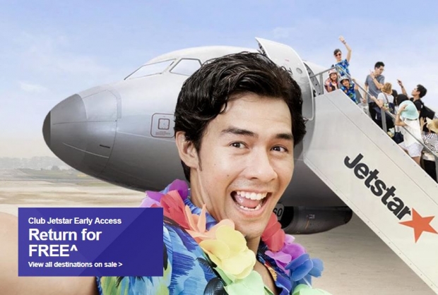 Club Jetstar Deal - Return for Free^ on your Next Trip