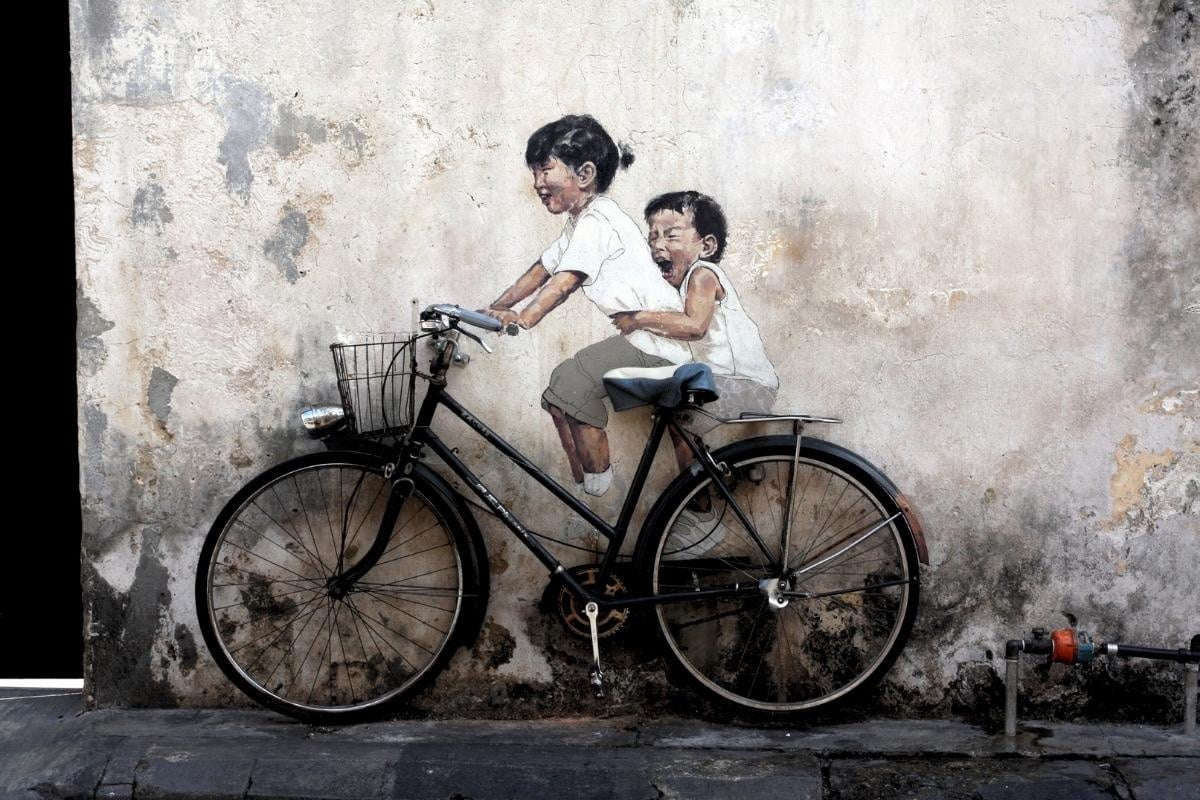 Children on a Bicycle