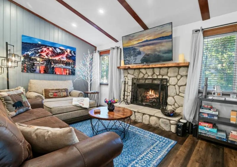 dreamy airbnb big bear lake cosy interior