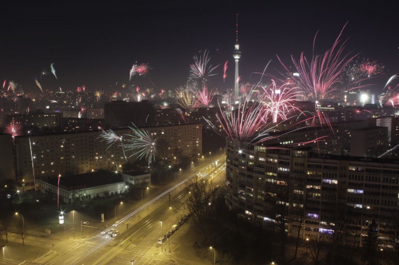 berlin new years celebrations