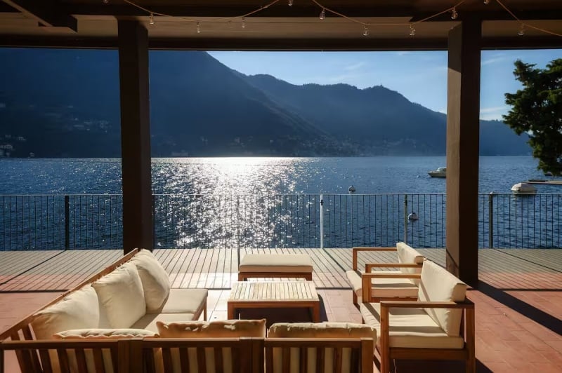aesthetic Airbnb stays on Lake Como