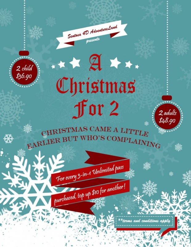 A Christmas for 2 Year End Special from Sentosa 4D Adventureland