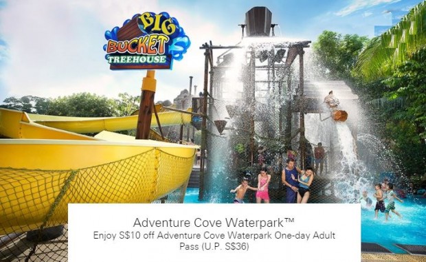 Get 10% Off Adult Pass in Adventure Cove Waterpark with HSBC