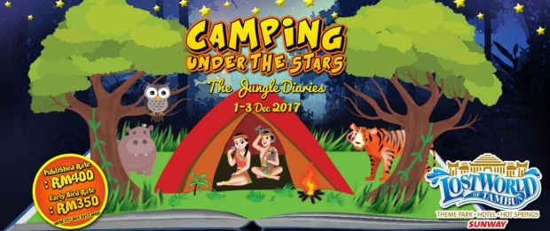 Camping Under The Stars 2017 in Sunway Lost World Water Park