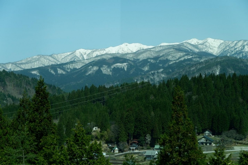 Hida mountain range