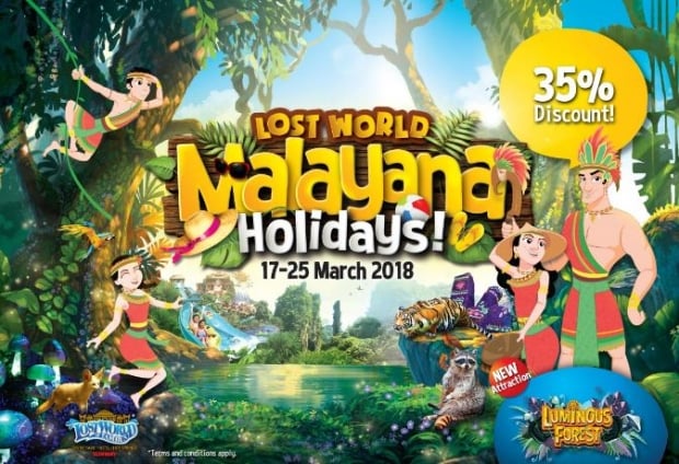 Malayana Holidays in Sunway Lost World of Tambun with Up to 35% Savings