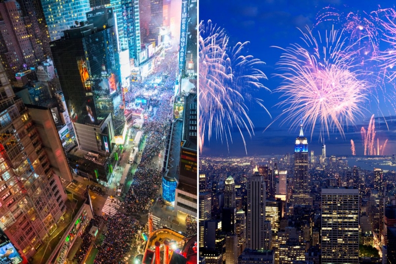 new york times square places to go for new years