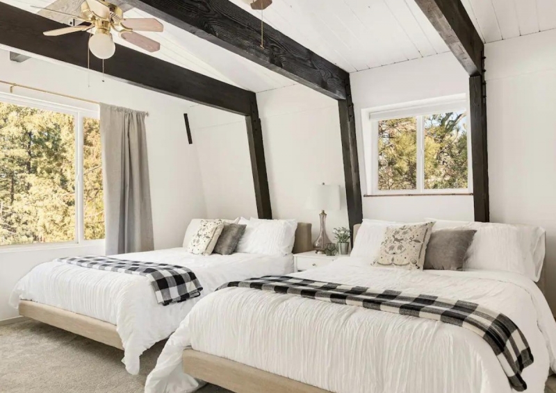 spotless residence bedroom airbnb big bear lake