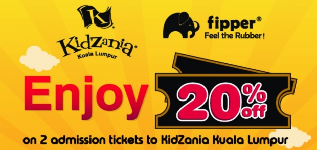 Enjoy 20% Off Admission Ticket to KidZania Kuala Lumpur with Flipper