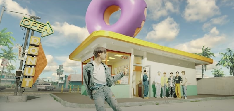 Where To Find Look Alikes Of Bts Dynamite Music Video Locations