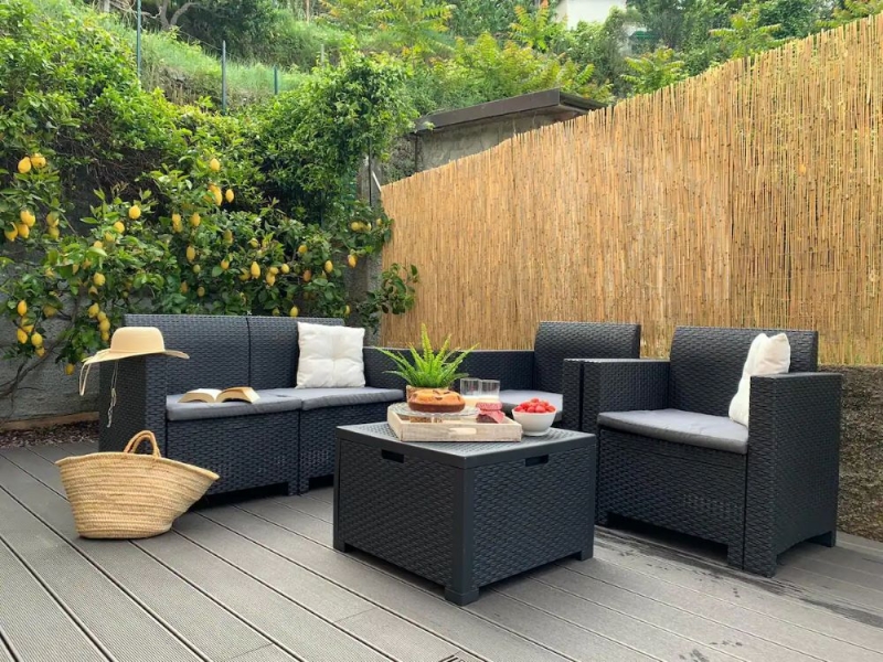 modern minimalistic home patio